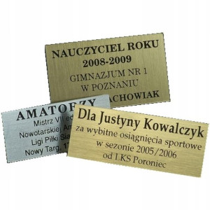 Tabliczka Grawerowana Puchar, Puchary, Statuetka