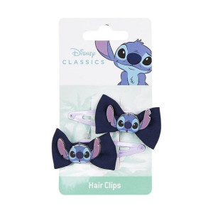 Hair Clips Stitch Fioletowy Niebieski Lasso 2 Sztuk