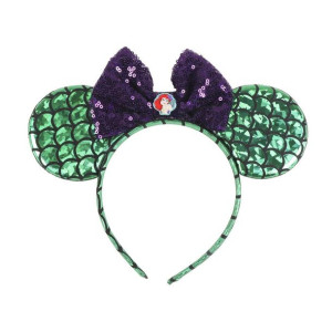 Diadem Princesses Disney Uszy Turkusowy