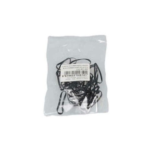 Gumki do Włosów Xanitalia Duży Czarny (40 pcs)