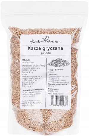 Kasza gryczana palona Świeża KUCHNIA ZDROWIA 1KG