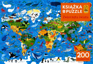 Zwierzęta Świata Książka I Puzzle Szt Wilga Play