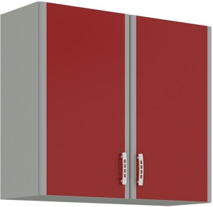 Szafka Górna Etna 80 G-72 2f Szary/bordo