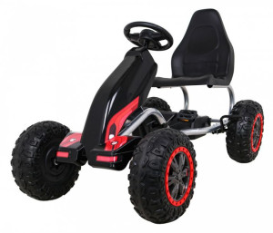 Duży Gokart STRONG czarny - B012.CZ