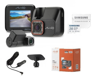 Kamera Samochodowa Mio C588t Dual + Karta 256gb