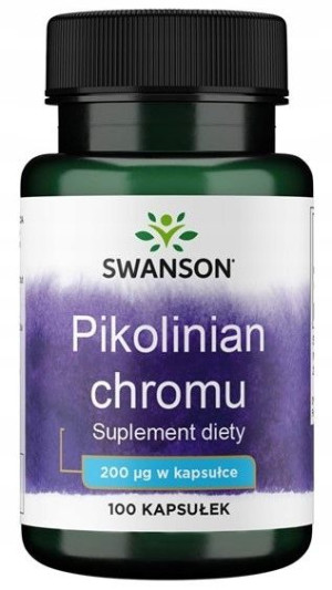 Swanson Chrom pikolinian 100kapsułek Odchudzanie