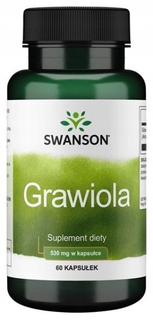 Swanson Graviola 530mg 60kaps. System komórkowy