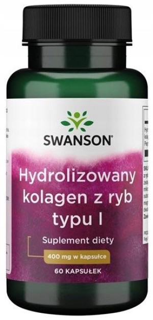 Swanson Hydrolizowany kolagen Marine Collagen 60k.
