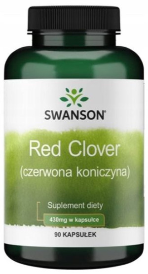 Swanson Red Clover 90kaps. Koniczyna Menopauza
