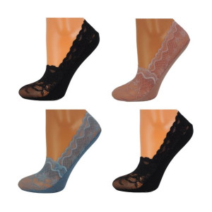 4xskarpetki Damskie Baleriny (abs) Mix Kolorów 39-41 2