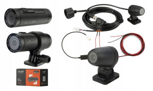 Mio Mivue M700 + M40 Rejestrator Dual Na Motocykl
