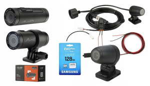 Mio Mivue M700 M40 Rejestrator Dual Na Motor+128gb
