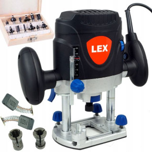 Frezarka Lex 1800w Do Drewna + Frezy