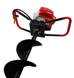 Wiertnica Glebowa Świder Spalinowy+ Fi 20 Cm + 50