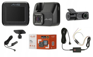 Wideorejestrator Mio Mivue C545 +a50 +smartbox Iii