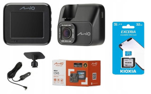 Wideorejestrator Mio Mivue C545 Kamera +karta 32gb