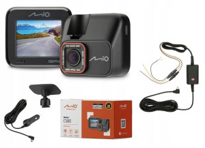 Wideorejestrator Mio Mivue C580 + Mio Smartbox Iii