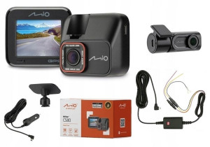 Wideorejestrator Mio Mivue C580 +a50 +smartbox Iii