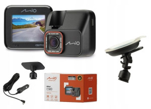 Wideorejestrator Mio Mivue C580 +uchwyt Przyssawka