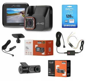 Wideorejestrator Mio Mivue C580+a50+smartbox+128gb
