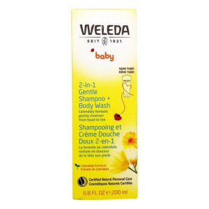 Żel i Szampon 2 w 1 Baby Weleda Nagietek (200 ml)