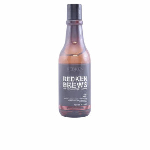 Szampon, Odżywka i Żel pod Prysznic Redken Brews Brews 3-in-1 (300 ml)