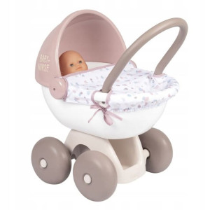 Smoby Baby Nurse Głęboki Wózek Dla Lalek Daszek