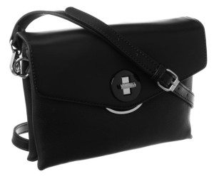 Elegancka listonoszka z retro zapięciem i regulowanym paskiem — David Jones