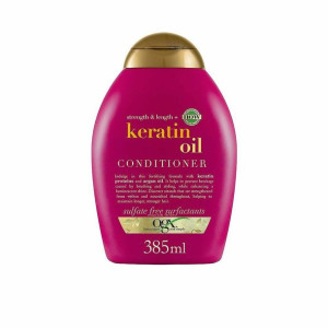Odżywka przeciw Wypadaniu i Łamaniu się włosów OGX Keratyna (385 ml)