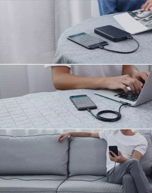 Ugreen kabel przewód USB - micro USB 2,4 A 480 Mbps 1,5 m czarny