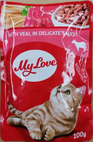 My Love 100g Cielęcina W Sosie Karma Mokra Kot