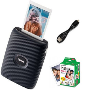 Drukarka fotograficzna Fujifilm Instax Mini Link 2 Granatowa + Wkłady 20szt