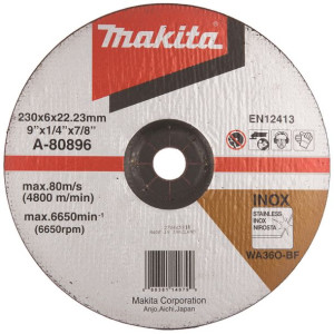 Tarcza do szlifowania INOX 230x6mm Makita A-80896