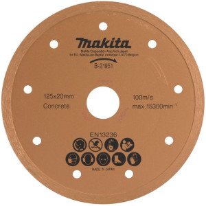 Tarcza diamentowa pełna 125x20mm Makita B-21951