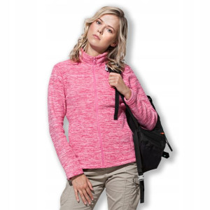 Polar damski STEDMAN Active, różowy melanż XL