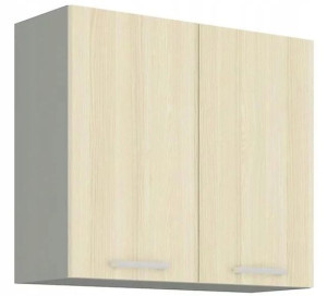 Szafka Górna Estera 80 G-72 2f Szary / Akacja