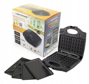 Opiekacz Elektryczny Uniwersalny 3w1 Grill 700w