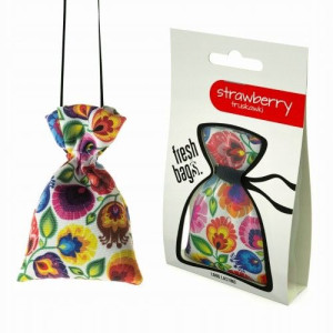 FOLK zapach samochodowy - Fresh Bags - TRUSKAWKA