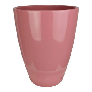 Osłonka ceramiczna Tuska na storczyka różowa 13cm