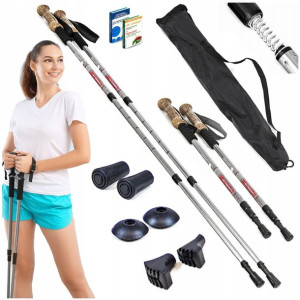 KIJE trekkingowe SG-73 kijki NORDIC WALKING 2szt