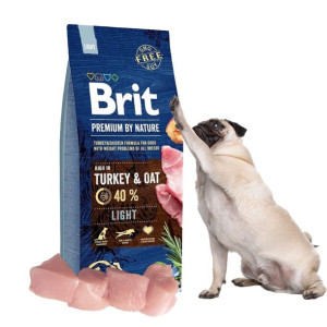 Karma Brit Sucha Indyk dla Psów z nadwagą 15kg
