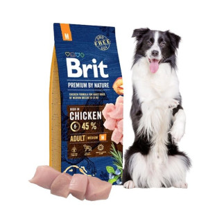 Karma Brit Sucha z Kurczakiem Rasy Średnie 15kg