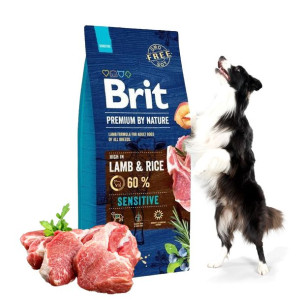 Karma dla Psa Brit Premium Sucha z Jagnięciną 8kg