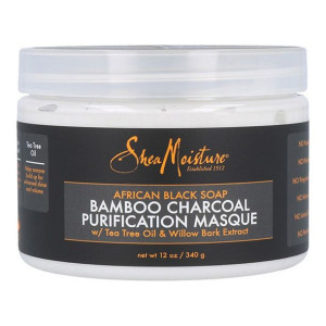 Maska do Włosów African Black Soap Bamboo Charcoal Shea Moisture (340 g)