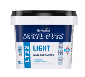 Masa szpachlowa Śnieżka AcrylPutz LT22 Light 750ml