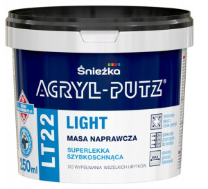 Masa szpachlowa Śnieżka AcrylPutz LT22 Light 250ml