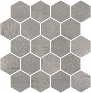 Mozaika cięta Hexagon 25,8x28 Paradyż SPACE grafit
