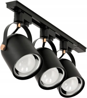 Szyna Szynoprzewód 50cm + 3x Lampa Spot E27 LED
