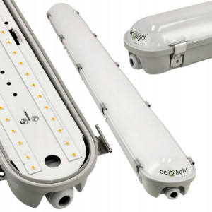 Lampa LED Hermetyczna 40W Do Garażu 5200lm MOCNA