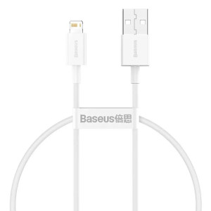 Baseus Superior kabel USB - Lightning 2,4A 0,25 m Biały (CALYS-02)